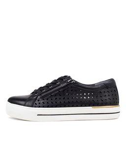 AYLEEN W ZR BLACK LEATHER