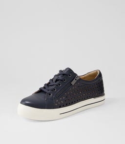 AYLEEN W ZR NAVY LEATHER