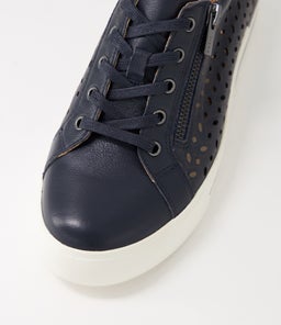 AYLEEN W ZR NAVY LEATHER