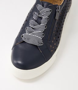 AYLEEN W ZR NAVY LEATHER