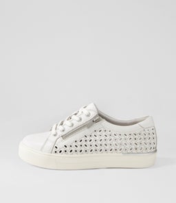 AYLEEN W ZR WHITE WHITE SOLE LEATHER