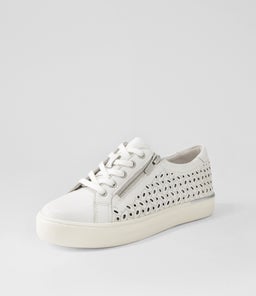 AYLEEN W ZR WHITE WHITE SOLE LEATHER