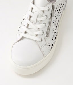 AYLEEN W ZR WHITE WHITE SOLE LEATHER