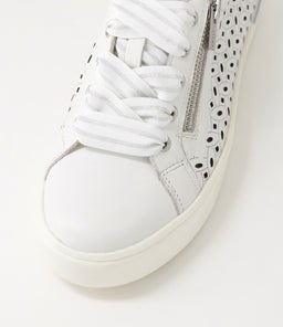AYLEEN W ZR WHITE WHITE SOLE LEATHER