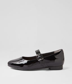 LOJAS XW ZR BLACK PATENT LEATHER