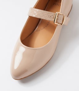 LOJAS XW ZR CAFE PATENT LEATHER