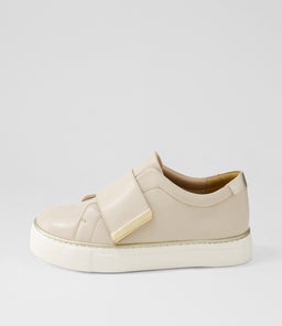 POPPIES XF ZR ALMOND PALE GOLD LEATHER