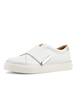 POPPIES XF ZR WHITE SILVER LEATHER