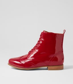THRON XF ZR DK RED PATENT LEATHER