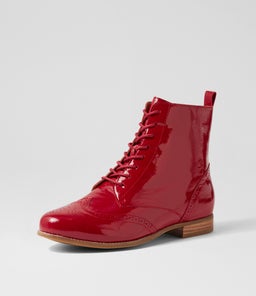 THRON XF ZR DK RED PATENT LEATHER