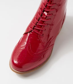 THRON XF ZR DK RED PATENT LEATHER