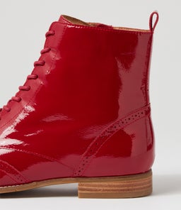 THRON XF ZR DK RED PATENT LEATHER