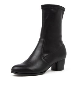 GENEVEY W ZR BLACK BLACK HEEL STRETCH SMOOTH