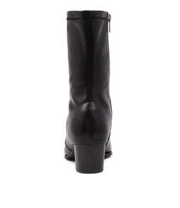 GENEVEY W ZR BLACK BLACK HEEL STRETCH SMOOTH