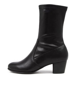 GENEVEY W ZR BLACK BLACK HEEL STRETCH SMOOTH
