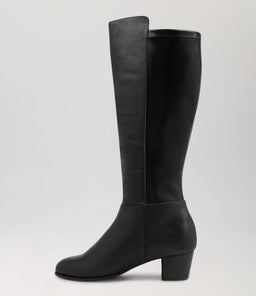 GENTRYS W ZR BLACK LEATHER STRETCH SMOOTH