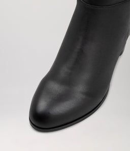 GENTRYS W ZR BLACK LEATHER STRETCH SMOOTH