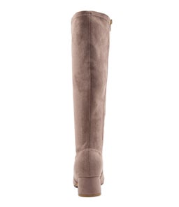 ZURY W ZR DK TAUPE STRETCH MICROSUEDE