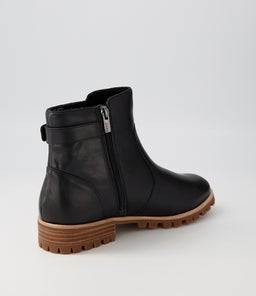 MISAEL W ZR BLACK LEATHER