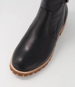 MISAEL W ZR BLACK LEATHER