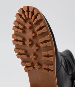 MISAEL W ZR BLACK LEATHER