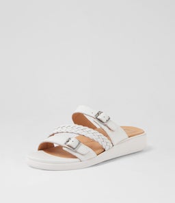 IANNA W ZR WHITE LEATHER