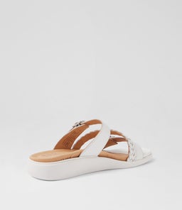 IANNA W ZR WHITE LEATHER