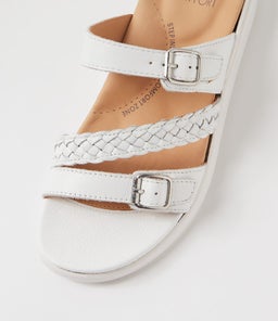 IANNA W ZR WHITE LEATHER