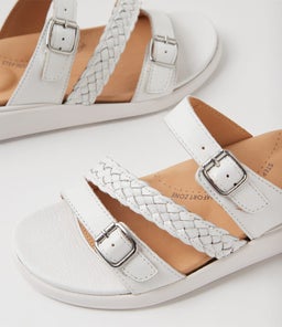 IANNA W ZR WHITE LEATHER
