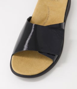 BARLAD XW ZR BLACK BLACK SOLE WRINKLE PATENT
