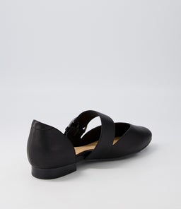 LORAA W ZR BLACK LEATHER