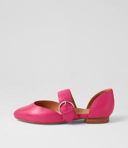 LORAA W ZR FUCHSIA LEATHER