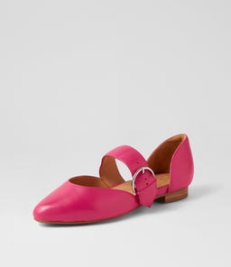 LORAA W ZR FUCHSIA LEATHER