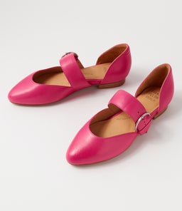LORAA W ZR FUCHSIA LEATHER