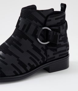 SIMONTE XF ZR BLACK EMBOSSED LEATHER