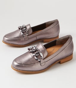TAMEST XF ZR PEWTER SQUARES LEATHER