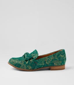 TARNOW XF ZR EMERALD ROYAL PRINT SUEDE