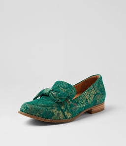 TARNOW XF ZR EMERALD ROYAL PRINT SUEDE