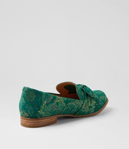 TARNOW XF ZR EMERALD ROYAL PRINT SUEDE