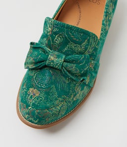 TARNOW XF ZR EMERALD ROYAL PRINT SUEDE