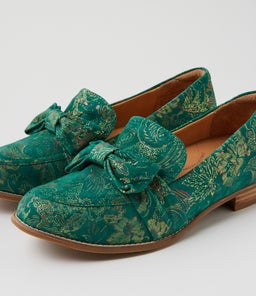 TARNOW XF ZR EMERALD ROYAL PRINT SUEDE