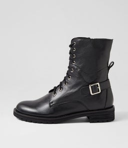 MIYOKO W ZR BLACK BLACK HEEL LEATHER