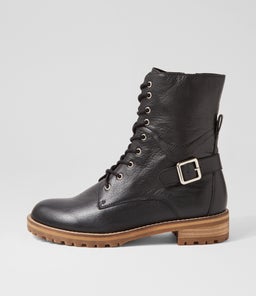 MIYOKO W ZR BLACK NATURAL HEEL LEATHER
