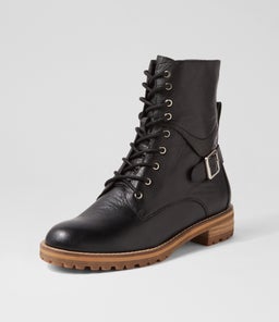 MIYOKO W ZR BLACK NATURAL HEEL LEATHER