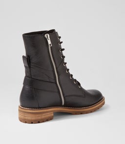 MIYOKO W ZR BLACK NATURAL HEEL LEATHER
