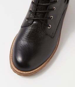 MIYOKO W ZR BLACK NATURAL HEEL LEATHER