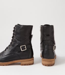 MIYOKO W ZR BLACK NATURAL HEEL LEATHER