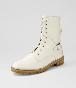 MIYOKO W ZR IVORY PATENT LEATHER