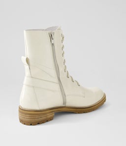 MIYOKO W ZR IVORY PATENT LEATHER