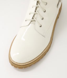 MIYOKO W ZR IVORY PATENT LEATHER